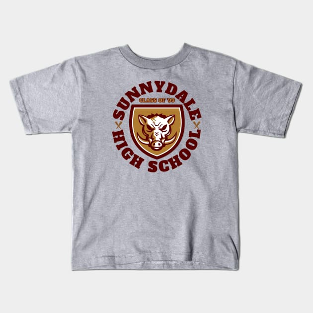 Sunnydale High School Kids T-Shirt by Clutterbooke